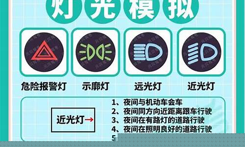 科目三灯光模拟_科目三灯光模拟考试全部灯光