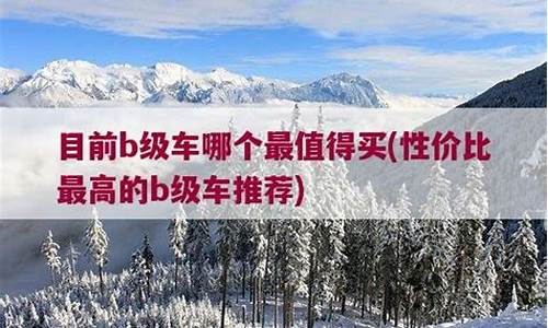 目前b级车哪个最值得买_目前b级车哪个最值得买天籁